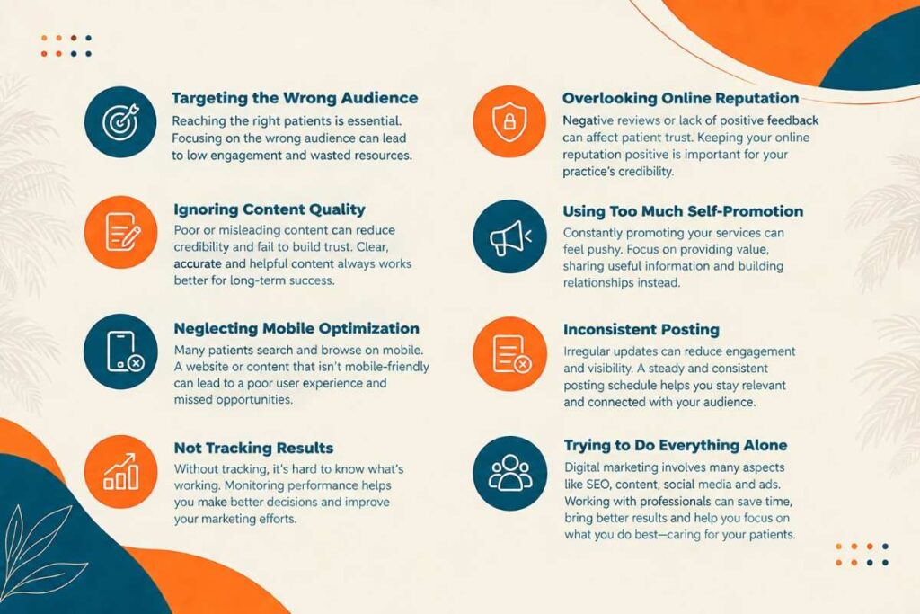 Common digital marketing mistakes doctors should avoid