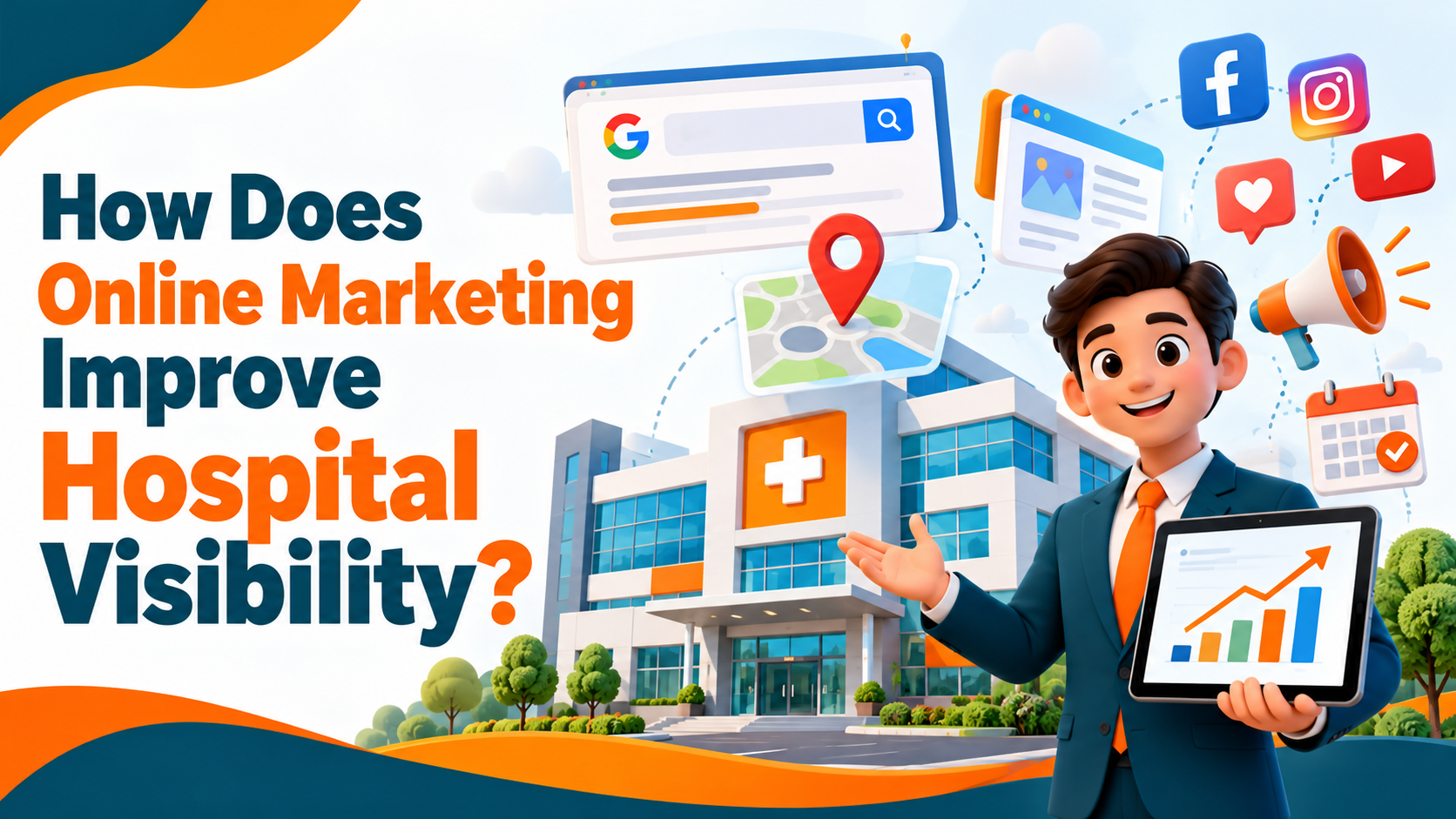 How Does Online Marketing Improve Hospital Visibility?